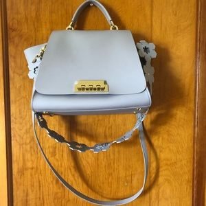 🌸🌸Zac Posen Eartha floral strap top handle bag